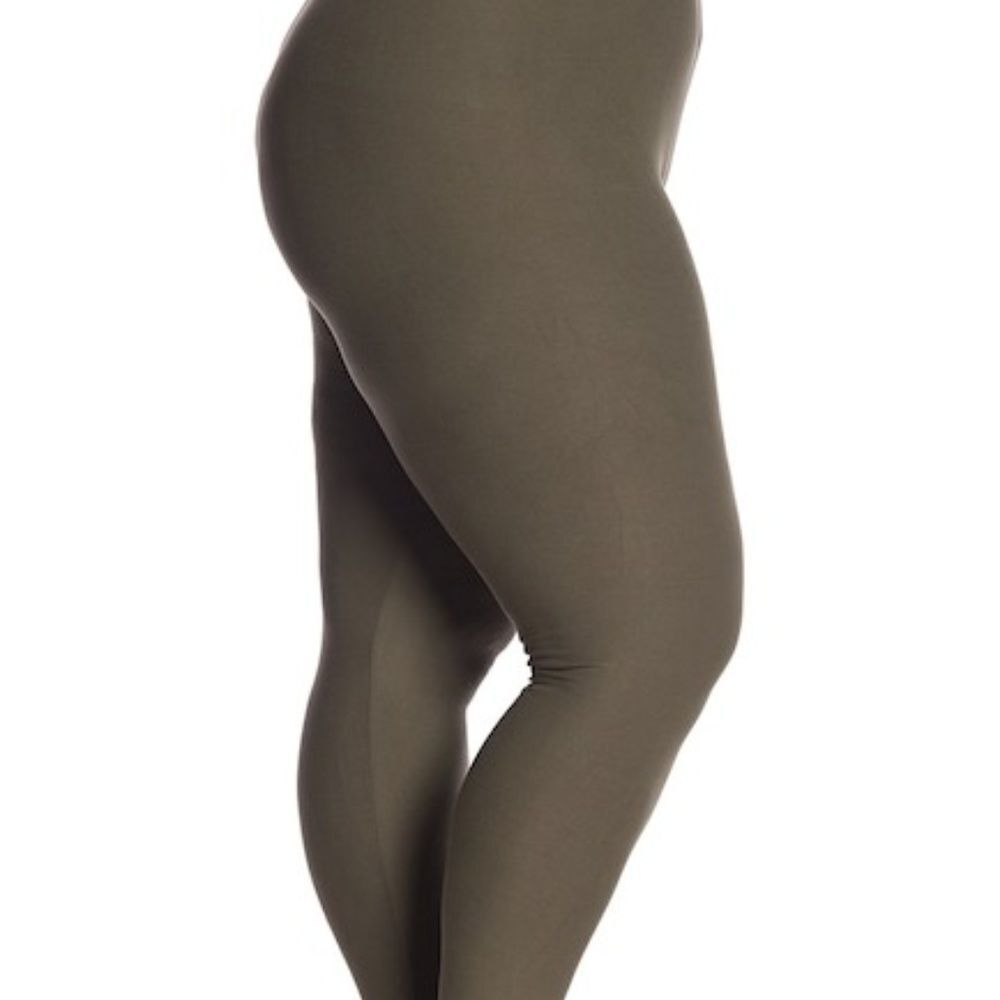 Derek Heart Brushed Jersey Leggings - Picture 3 of 6